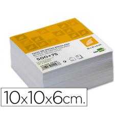 Taco papel liderpapel encolado 100x100x60 mm blanco 80 gr