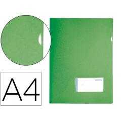 Carpeta liderpapel dossier a4 uñero verde manzana opaco