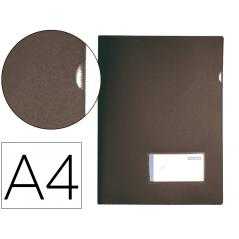 Carpeta liderpapel dossier a4 uñero negro opaco