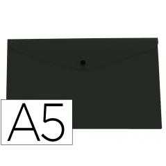 Carpeta liderpapel dossier broche polipropileno din a5 negro opaco