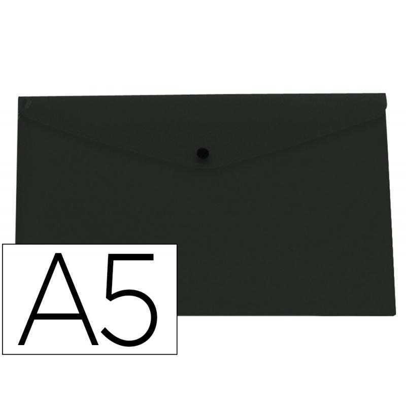 Carpeta liderpapel dossier broche polipropileno din a5 negro opaco