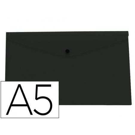 Carpeta liderpapel dossier broche polipropileno din a5 negro opaco
