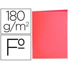 Subcarpeta liderpapel folio rojo pastel 180g/m2