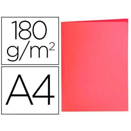 Subcarpeta liderpapel a4 rojo pastel 180g/m2