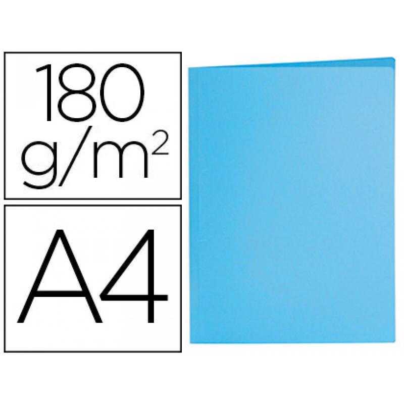 Subcarpeta liderpapel a4 azul pastel 180g/m2