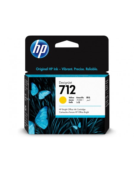 Ink-jet hp 712 t210/230/250/630/650 amarillo