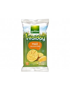 Tortitas de maiz gullon vitalday 108 gr paquete de 4 unidades de 27,5 gr