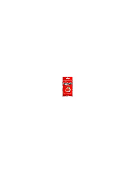 Chicle trident grageas sabor fresa sin azucar bolsa de 43,5 gr