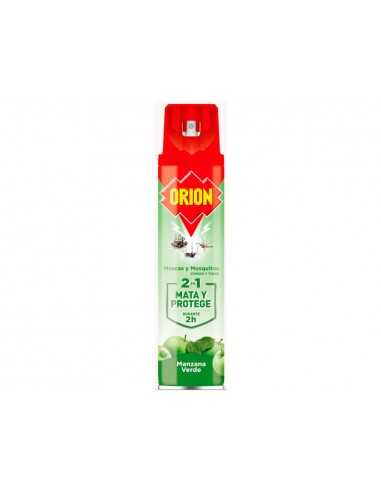 Insecticida orion para moscas y mosquitos aroma manzana bote de 600 ml