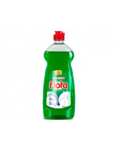 Lavavajillas flota active power verde botella de 750 ml