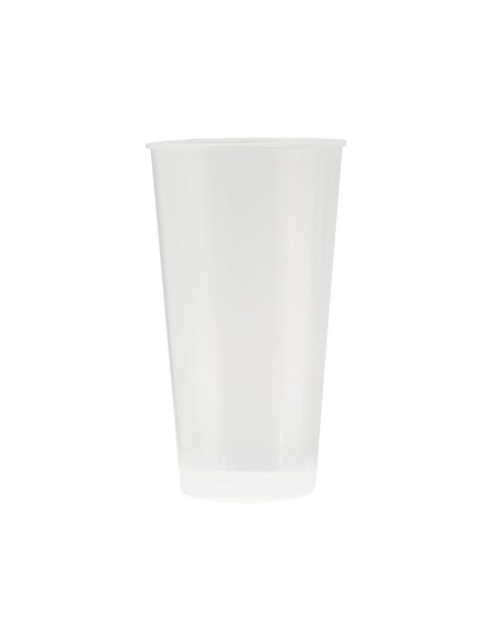 Vaso de plastico reutilizable transparente 400 ml paquete de 10 unidades