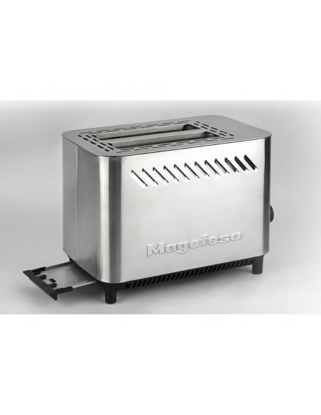 Tostador magefesa jour doble boca 820w acero inoxidable con bandeja recogemigas