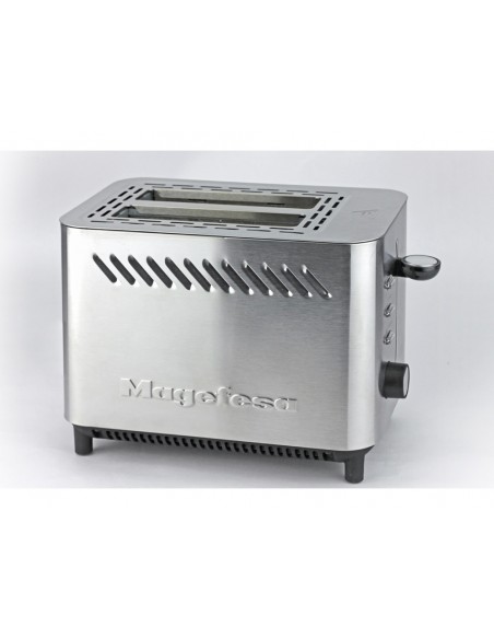 Tostador magefesa jour doble boca 820w acero inoxidable con bandeja recogemigas