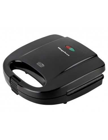 Sandwichera magefesa suisse black 750w con asa fria al tacto antiadherente