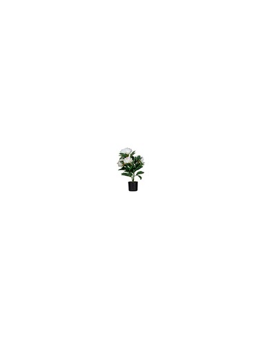 Flor artificial paperflow peonia blanca 55 cm