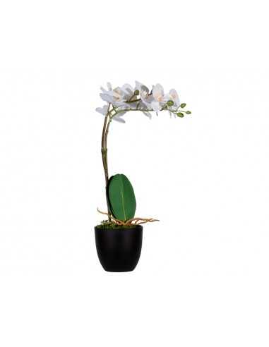Flor artificial paperflow orquidea blanca 40 cm