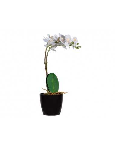 Flor artificial paperflow orquidea blanca 40 cm