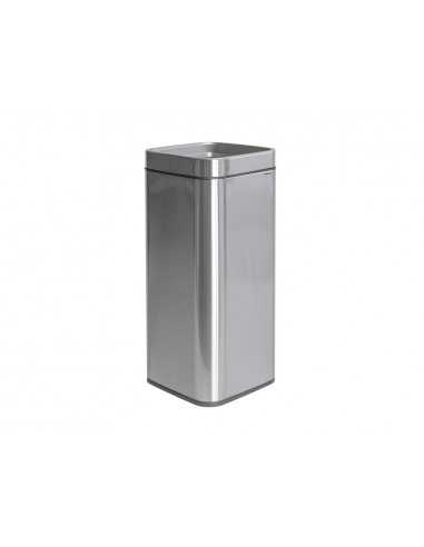Papelera metalica maul prme acero inoxidable 30 litros