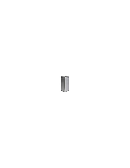 Papelera metalica maul prme acero inoxidable 30 litros