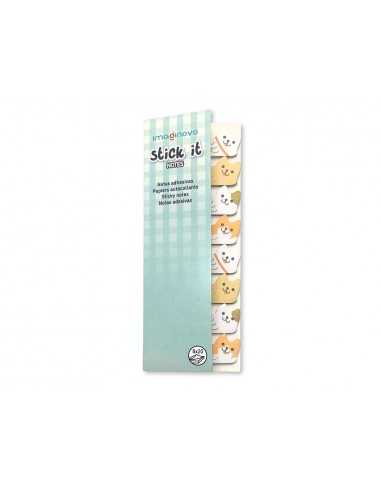 Bloc notas adhesivas imaginovo marcapaginas perrito 120 hojas 8x15x48 mm
