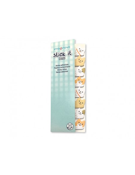 Bloc notas adhesivas imaginovo marcapaginas perrito 120 hojas 8x15x48 mm Bloc notas adhesivas imaginovo marcapaginas perrito 120 hojas 8x15x48 mm