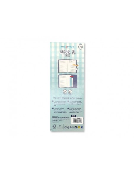 Bloc notas adhesivas imaginovo marcapaginas perrito 120 hojas 8x15x48 mm Bloc notas adhesivas imaginovo marcapaginas perrito 120 hojas 8x15x48 mm