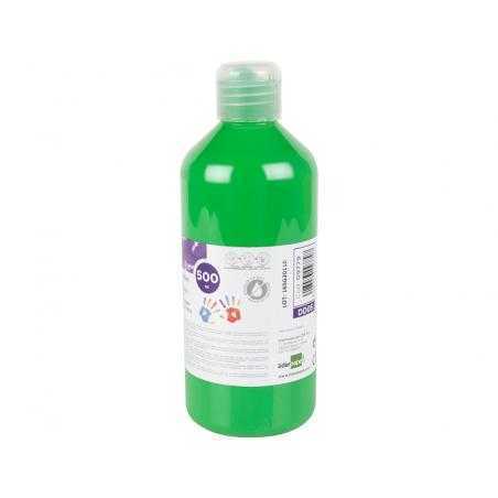 Pintura dedos liderpapel botella de 500 ml verde