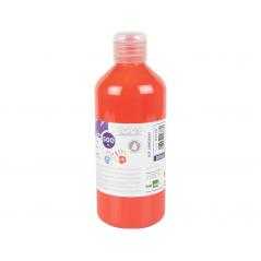 Pintura dedos liderpapel botella de 500 ml rojo