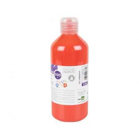 Pintura dedos liderpapel botella de 500 ml rojo