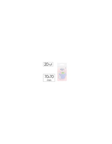 Bloc notas adhesivas imaginovo meow 20 hojas florero 70x70 mm
