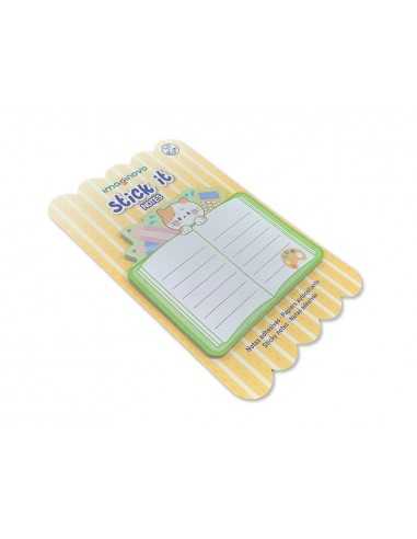 Bloc notas adhesivas imaginovo meow 20 hojas cuaderno 70x70 mm
