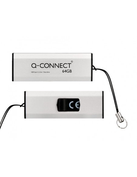 Memoria usb q-connect flash drive 64 gb 3.2 tipo c