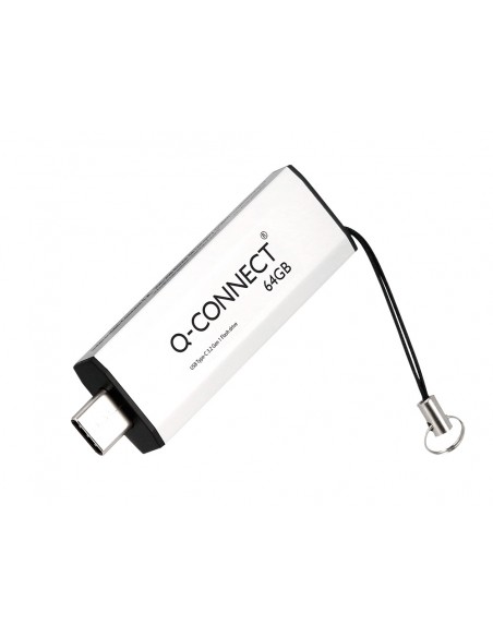 Memoria usb q-connect flash drive 64 gb 3.2 tipo c