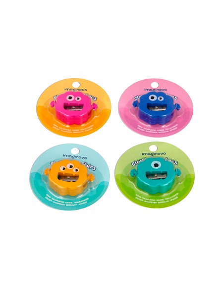Goma de borrar imaginovo erase it monstruo con sacapuntas colores surtidos Goma de borrar imaginovo erase it monstruo con sacapuntas colores surtidos