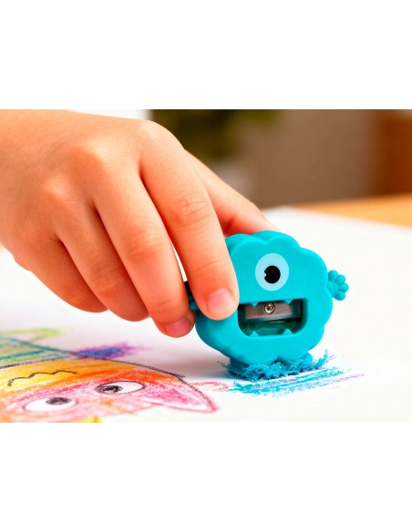 Goma de borrar imaginovo erase it monstruo con sacapuntas colores surtidos Goma de borrar imaginovo erase it monstruo con sacapuntas colores surtidos