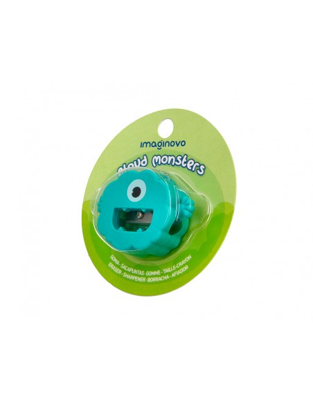 Goma de borrar imaginovo erase it monstruo con sacapuntas colores surtidos Goma de borrar imaginovo erase it monstruo con sacapuntas colores surtidos