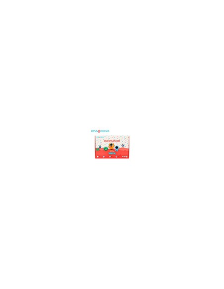 Pasta para modelar imaginovo de secado al aire set de 12 colores shape it space trip herramientas e instrucciones