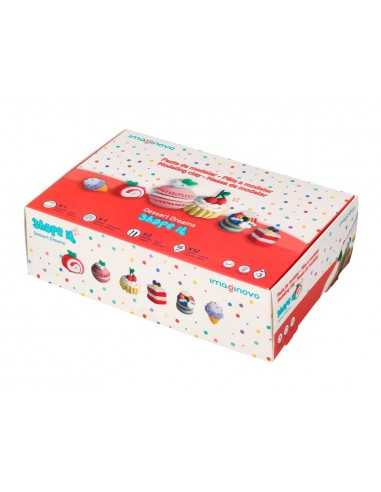 Pasta para modelar imaginovo de secado al aire set de 12 colores shape it dessert dream herramientas e instrucciones