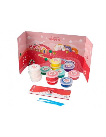 Pasta para modelar imaginovo de secado al aire set de 12 colores shape it dessert dream herramientas e instrucciones Pasta para modelar imaginovo de secado al aire set de 12 colores shape it dessert dream herramientas e instrucciones