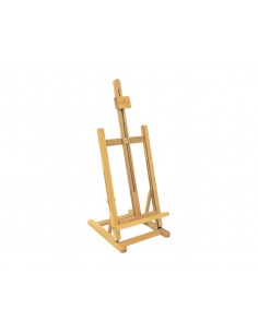 Caballete pintor de sobremesa liderpapel madera de pino barnizado 80x27,5x30 cm certificado fsc