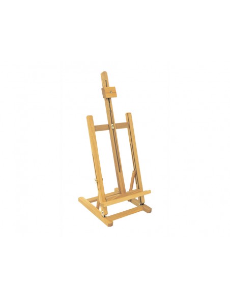 Caballete pintor de sobremesa liderpapel madera de pino barnizado 80x27,5x30 cm certificado fsc