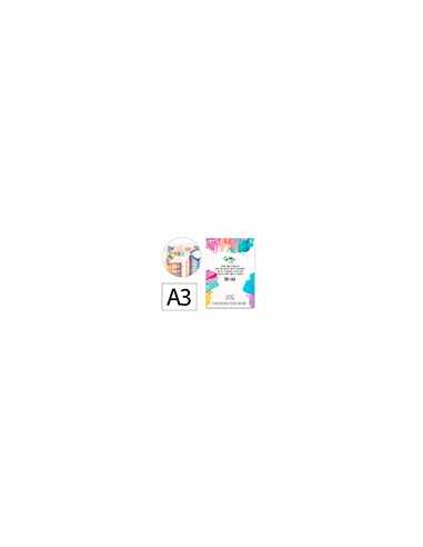 Bloc papel multitecnica liderpapel din a3 para acrilico oleo y gouache 20 hojas gramaje 260g/m2