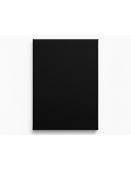 Bastidor negro liderpapel 12p lienzo grapado parte trasera algodon 100% 46x61 cm gramaje 320g/m2 certificado fsc