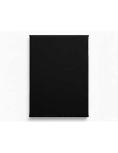 Bastidor negro liderpapel 6f lienzo grapado parte trasera algodon 100% 33x41 cm gramaje 320g/m2 certificado fsc