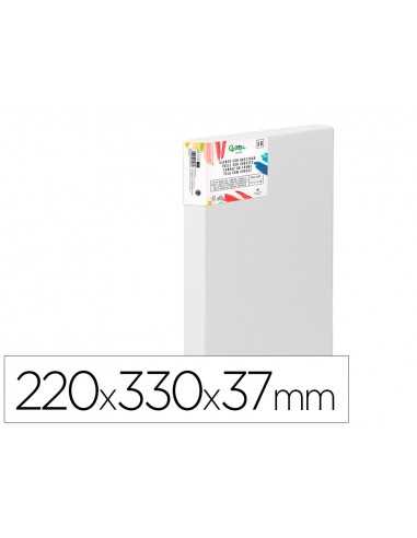 Bastidor 3d extragrueso liderpapel 4p grapado parte trasera algodon 100% 22x33 cm gramaje 380g/m2 certificado