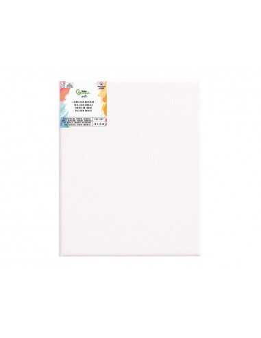 Bastidor liderpapel 0p lienzo grapado parte trasera algodon 100% bordes madera 10x15 cm gramaje 280g/m2 certificado