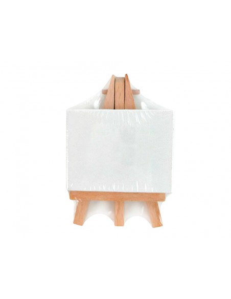 Mini lienzo con caballete liderpapel 6x8 cm gramaje 280g/m2 certificado fsc Mini lienzo con caballete liderpapel 6x8 cm gramaje 280g/m2 certificado fsc