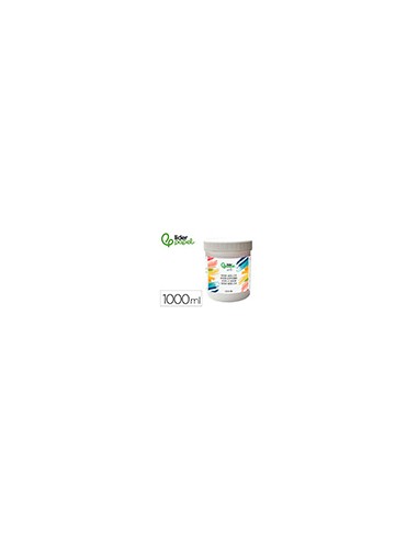 Gesso liderpapel aditivo para acrilico preparador de superficie bote de 1 litro