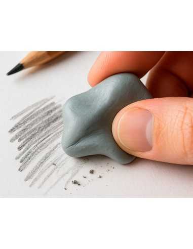 Goma de borrar maleable liderpapel para carboncillo 35x25x6 mm