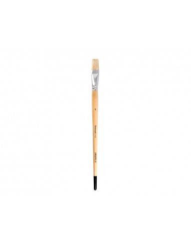 Pincel para pintura al oleo y acrilica liderpapel n 15 punta plana de pelo de cerda certificado fsc